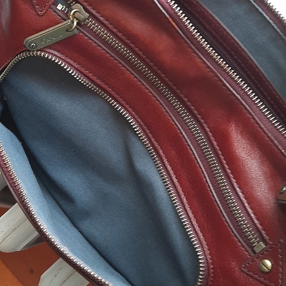 Cole Haan hobo bag burgundy - Picture 11 of 13